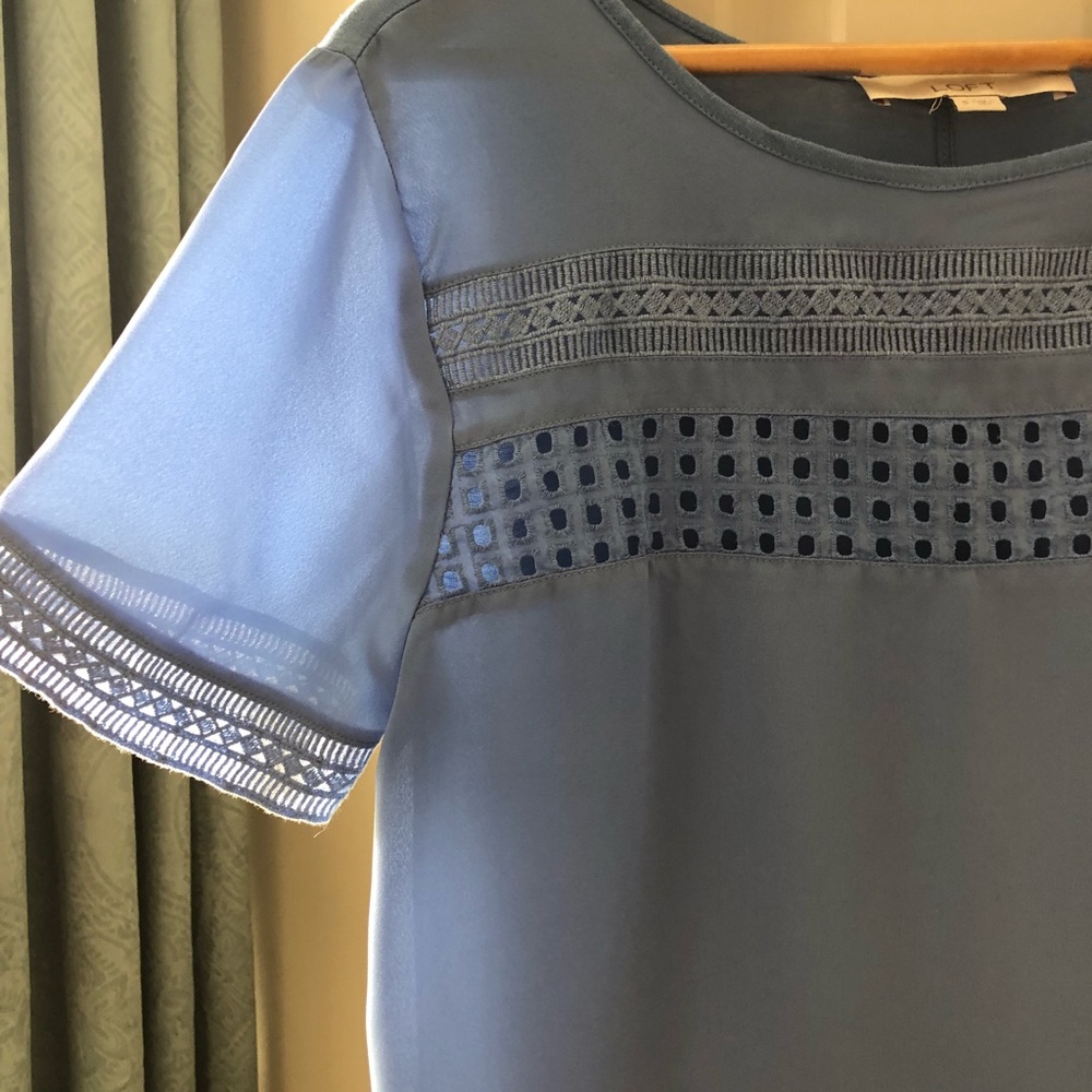 LOFT | Periwinkle Blue Top | S